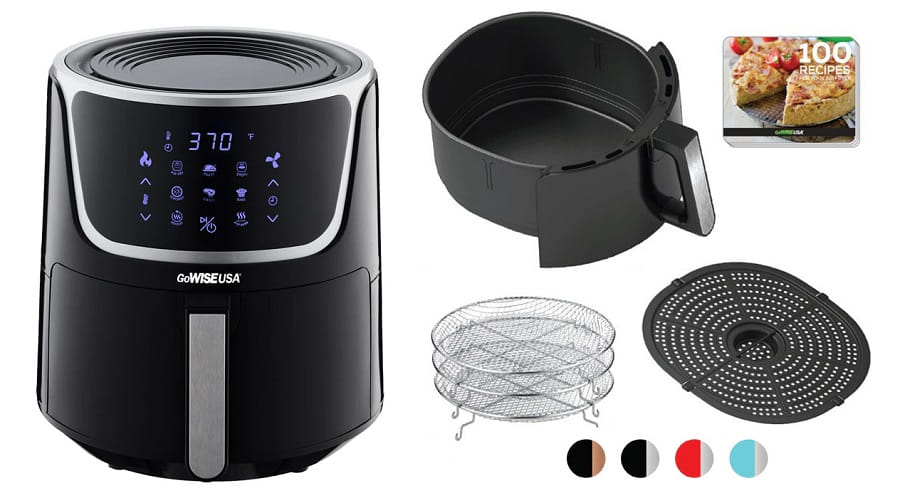 GoWISE USA GW22956 Air Fryer with Dehydrator